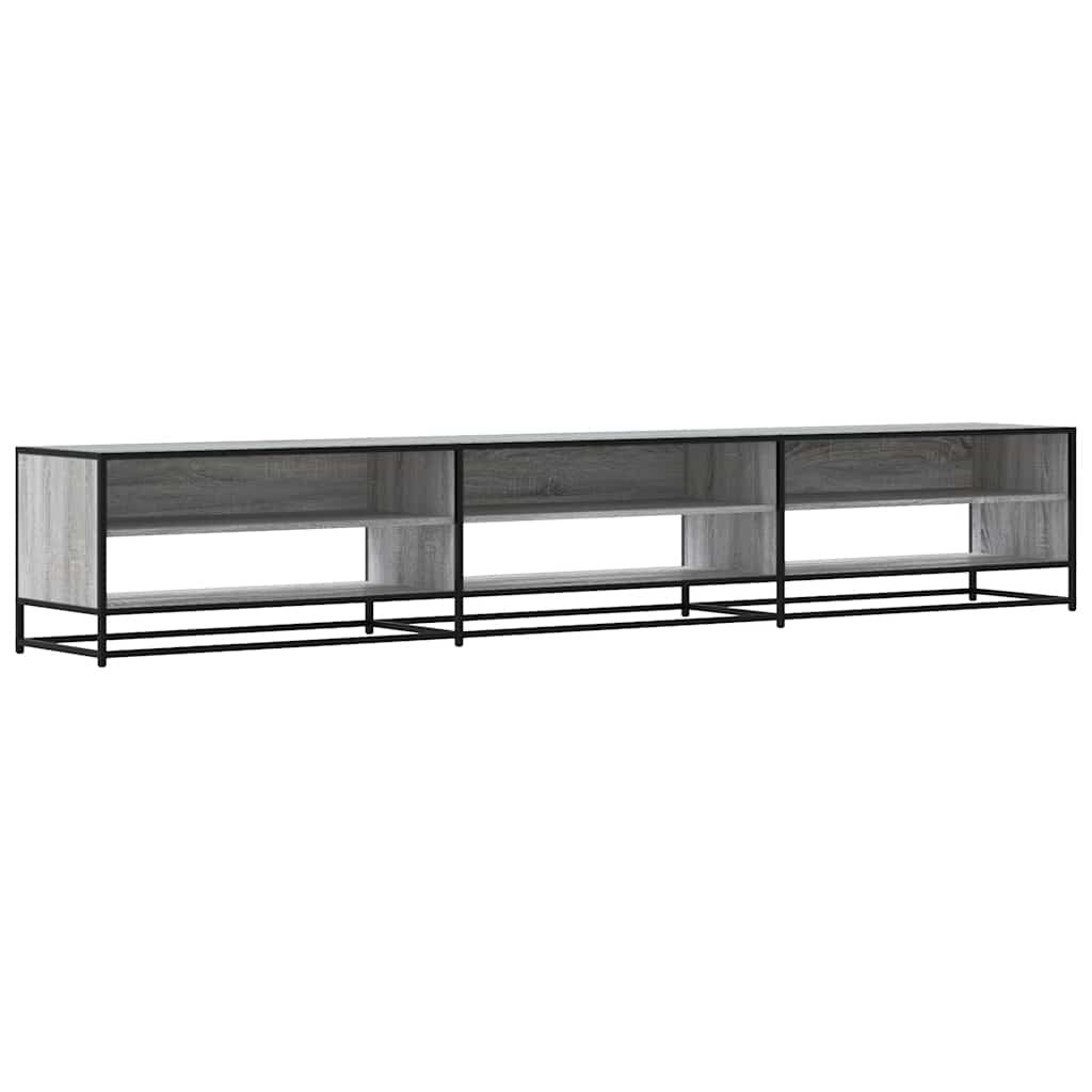 TV-Schrank Grau Sonoma 270x40x46 cm Spanplatte