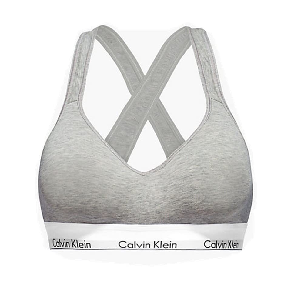 

ck Modern Cotton QF1654 [Calvin Klein] Women s Bra, Cotton, (XS, grey_heather(020)) [Item]