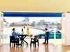 TOMYTEC Geocolle 64 Car Snap 21a Cafe Terrace ABS partially mini car set 1/64 # resin/PVC dolls/accessories (painted, assembled) + die-cast