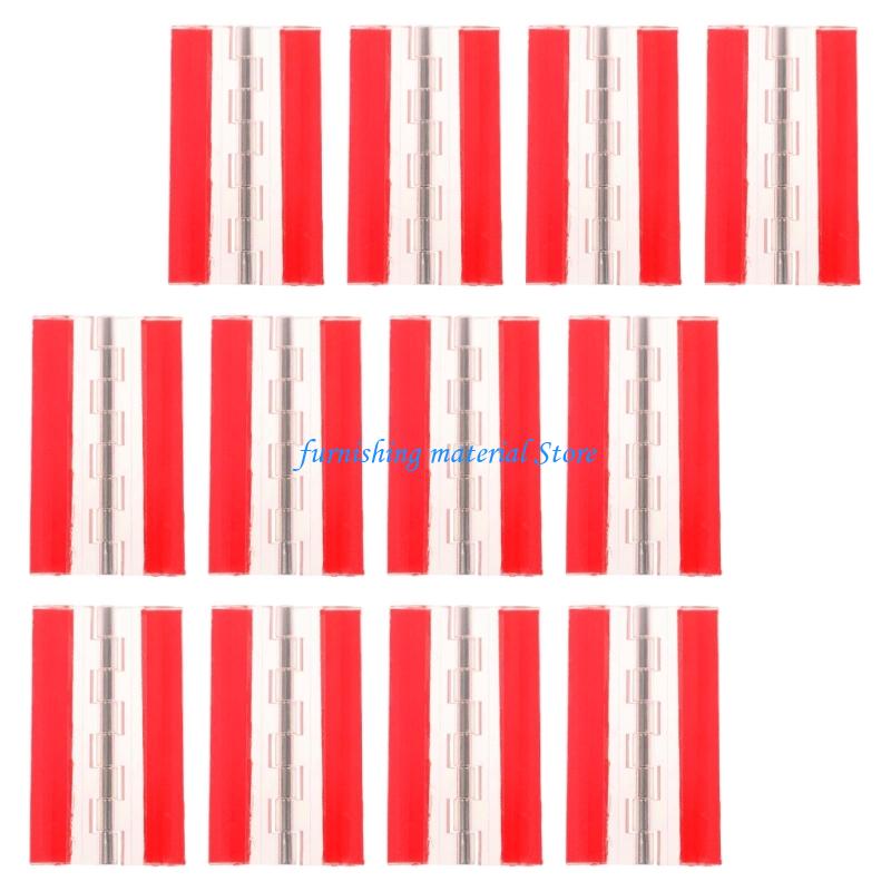 Y5GD Clear Plastic Hinges On Strong Folding Hinges 12pcs for Fish Covers