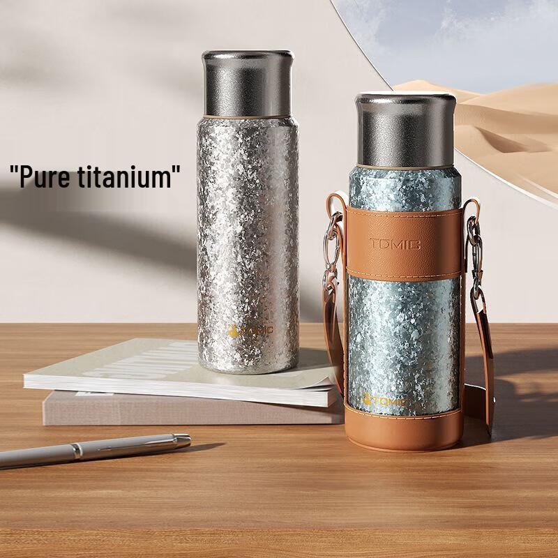 TOMIC Pure Titanium Tea Infuser Thermos