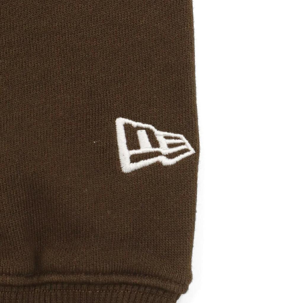 New Era PARKER Long Sleeve Box Logo Onspotz Exclusive Walnut L Sweat Pullover Hoodie Box Logo Embroidery