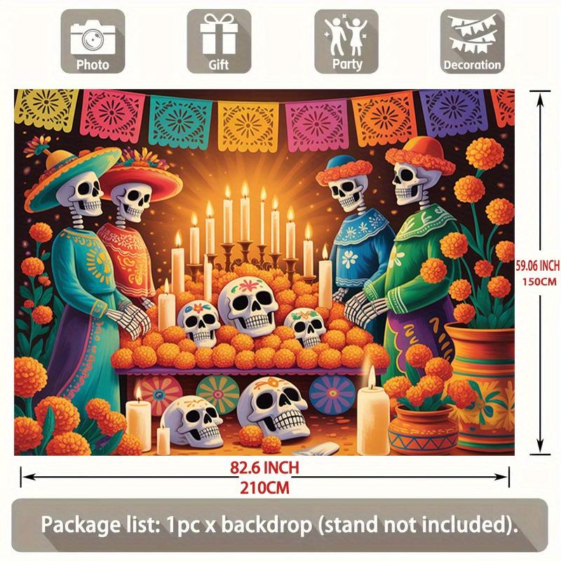 One party banner background decoration photos for the Halloween celebration room decoration wall decoration