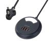Caricatore Rapido USB PD 35W 4IN1 QC 3.0 Ricarica Rapida Luce LED Touch Tipo-C Spina EU UK US Adattatore di Alimentazione da Tavolo Per Iphone Samsung
