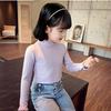 Girls' Lace Long Sleeve T-Shirt - Lightweight Spring/Autumn Korean Fashion Top