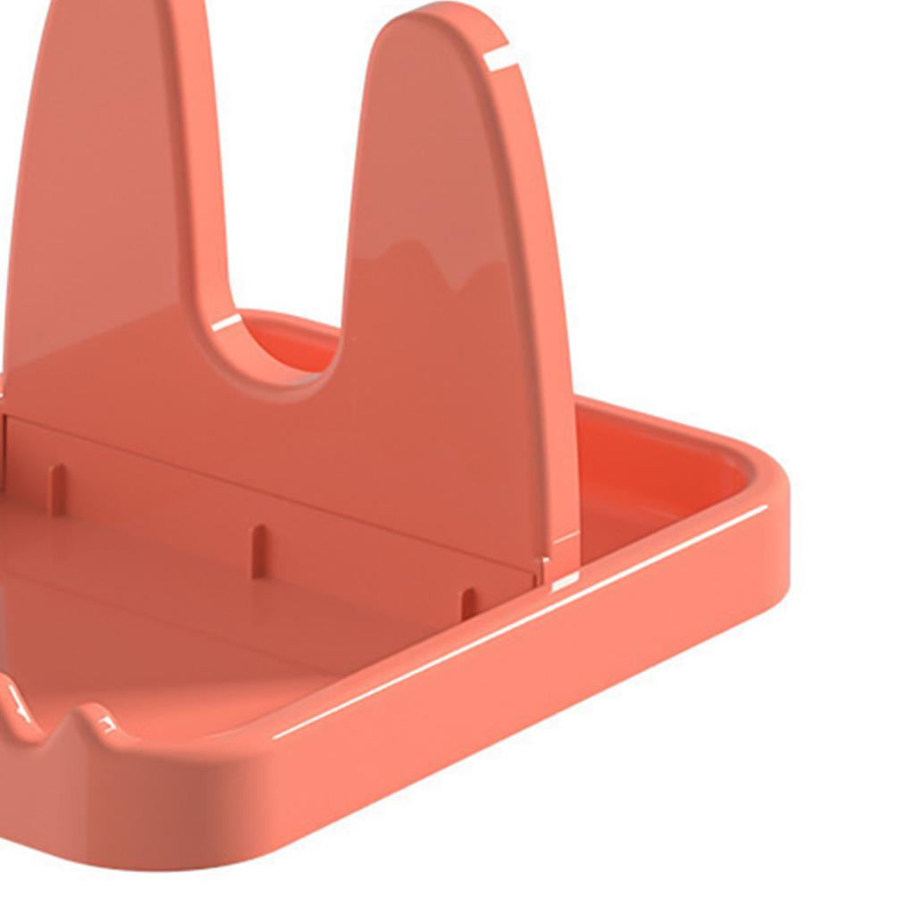Foldable Pot Lid Rack Plastic Spoon Holder Stand Organizer Kitchen Organizer for Fork Spatula Rack Pan Cover Shelf