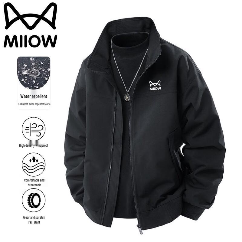 Maoren Herren Frühling Herbst Lässige Wasserdichte Atmungsaktive Jacke