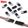 10pcs D2 Quick Connect Cable Connectors No Welding Double-Wire For Electrical Wiring & Connections Fits DIY & Professionals
