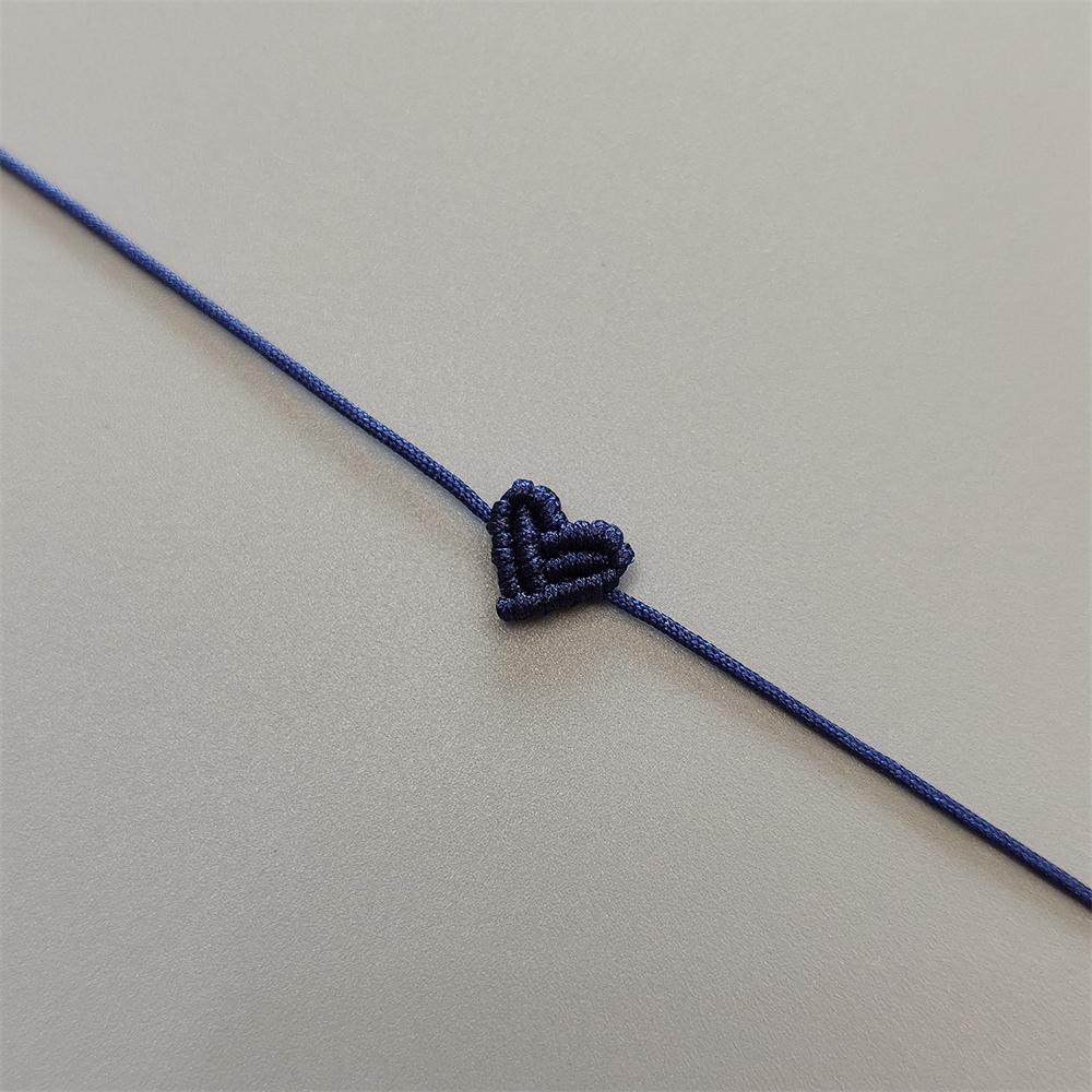 Hand Knitting Peach Heart-Shaped Lucky Red Rope Bracelet  Adjustable Women Bestie Charm Simple Men Couple Lovers  Gift