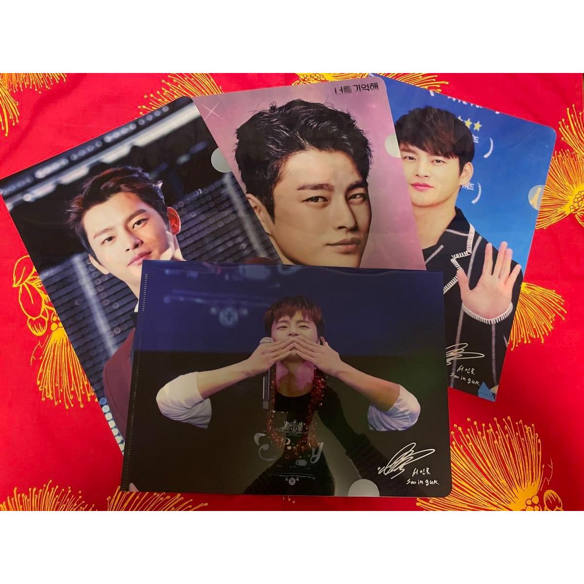 Used [New] Soinguku Clear File A4 Size Set of 4