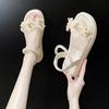 Flower Sandals Female Summer All-match Thick Bottom Korean System Slope with Flat Bottom Roman Shoes