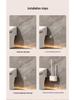Four-Piece Bathroom Toilet Brush Set with Base - Multi-Functional, No Dead Corners Cleaning.