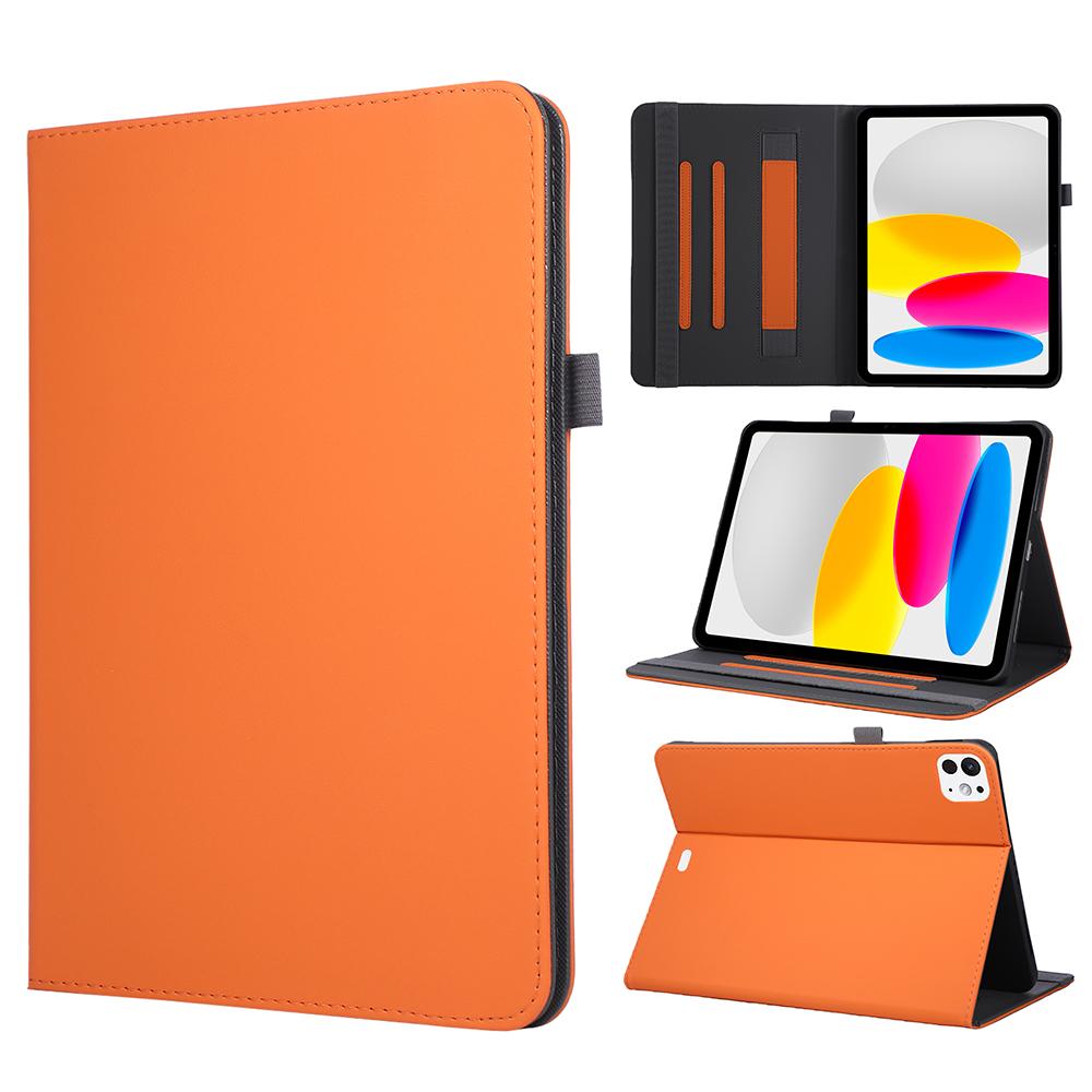For iPad Pro 11 (2025) / (2024) Case Foldable Stand Leather Tablet Cover with Handheld Wristband
