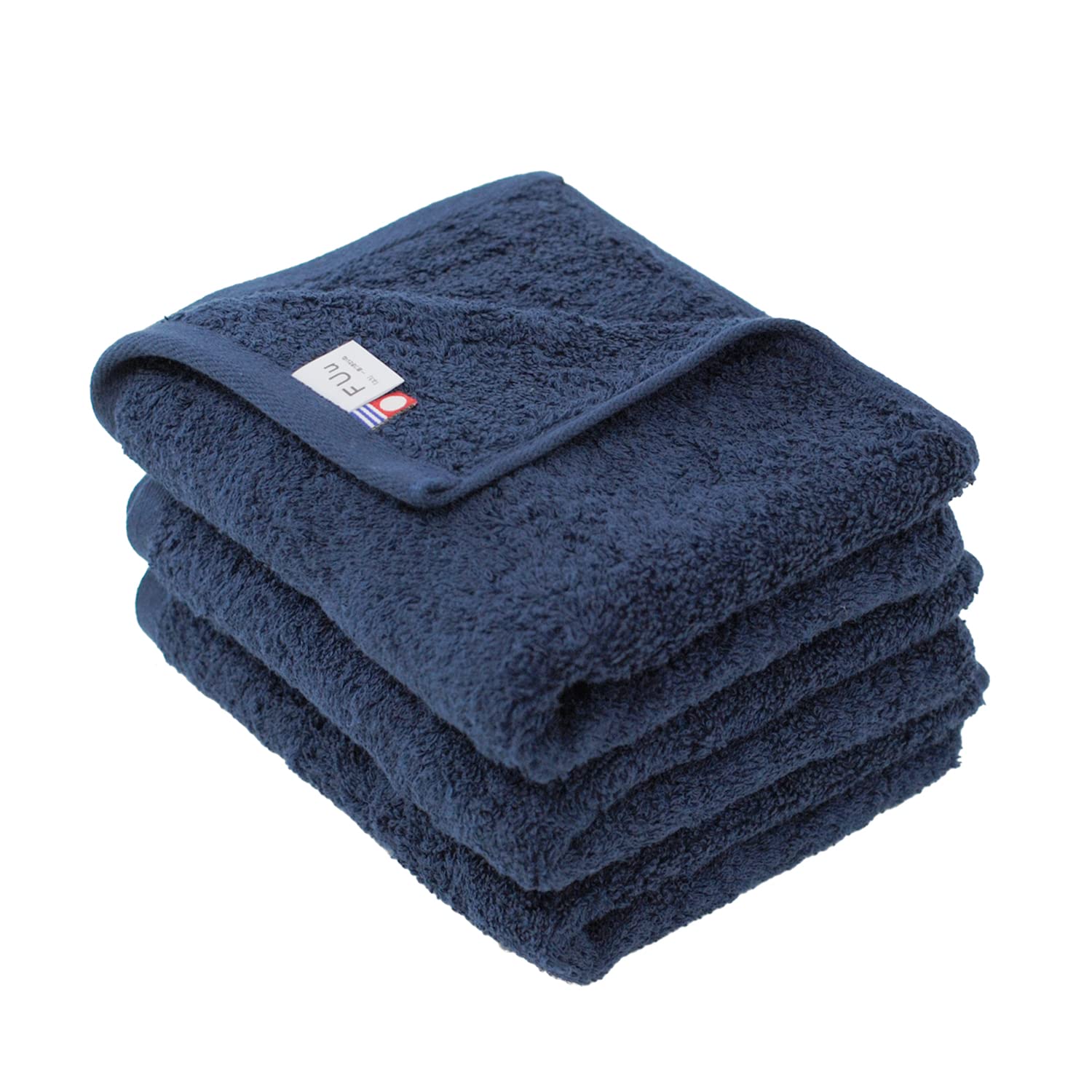 

oruta Imabari Towel Certified FUu Made in Japan Soft and absorbent Hotel type Thick cotton Bath towel and face towel set face towel 100% (3-piece set,