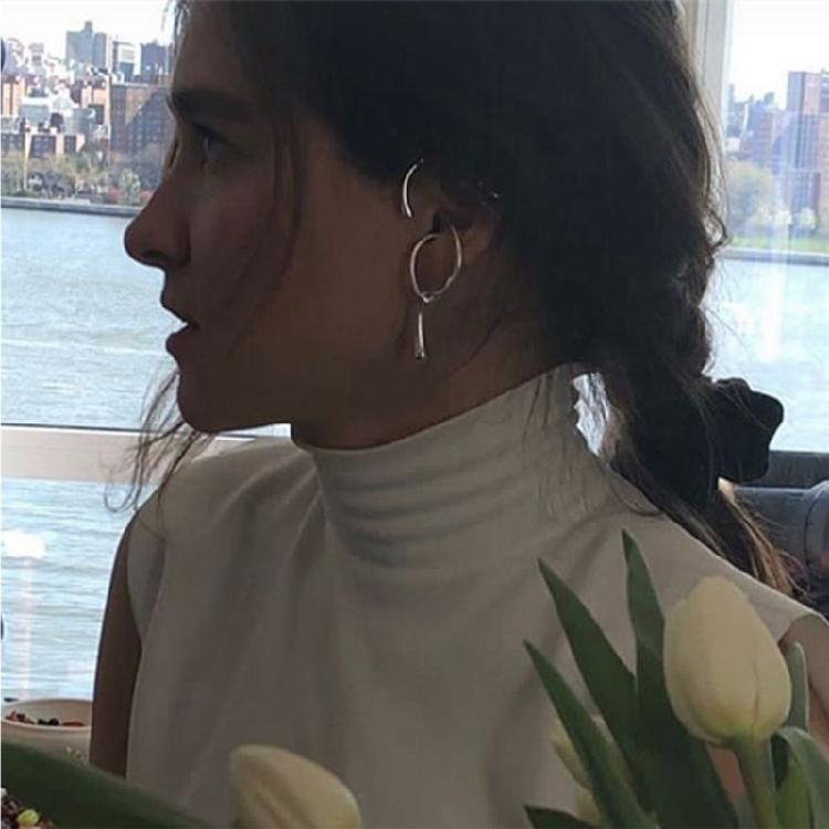 Fashionable Geometric Ear Bone Clip for Women Innovative Metal Twist Designs Without Piercing Everyday Casual Wear