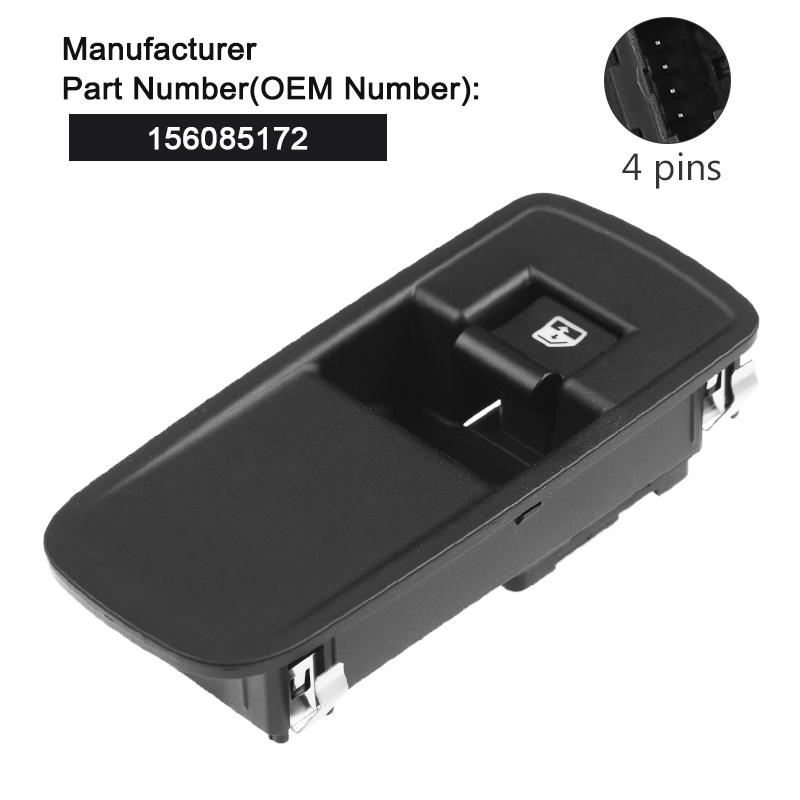 New Front Left And Right Power Window Switch For Alfa Romeo Mito 955 08- Window Regulator Switch 156085172 156083273 156080933