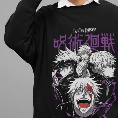 Jujutsu Kaisen Sweatshirt Gojo Satoru Pullover JJK Anime Pullover Toji Sukuna