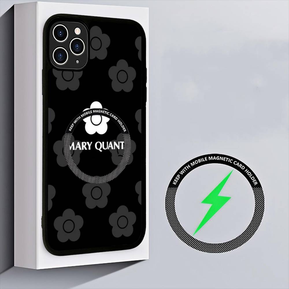 Fashion M-Mary Q-Quant For Magnetic Wireless Phone Case For IPhone 17 16 15 14 13 12 11 Pro Max Plus Mag Phone Cover