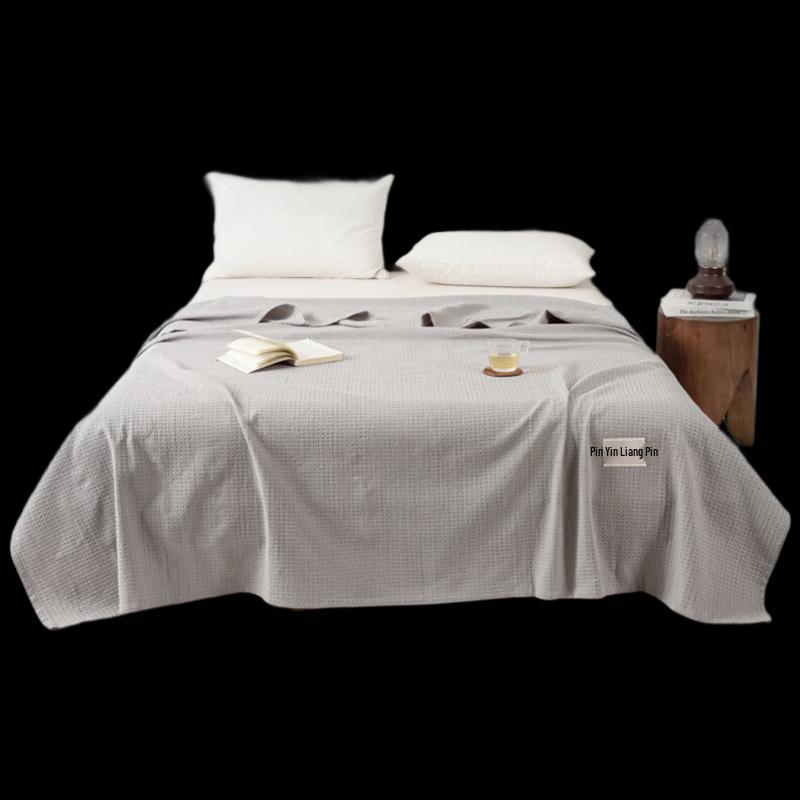 Muji Washed Cotton Honeycomb Breathable Blanket