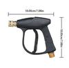 .High Pressure Car Wash Water Gun Aluminum Core Quick Insertion FiveColor Fan Shaped Nozzle Union Nozzle Car Washing
