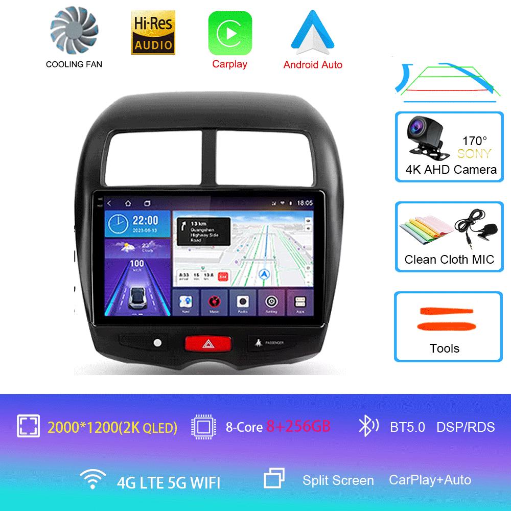 Android 14 Car Radio For Mitsubishi ASX 1 2010 - 2016 Multimedia Video Player Navigation Stereo GPS No 2din 2 Din Dvd