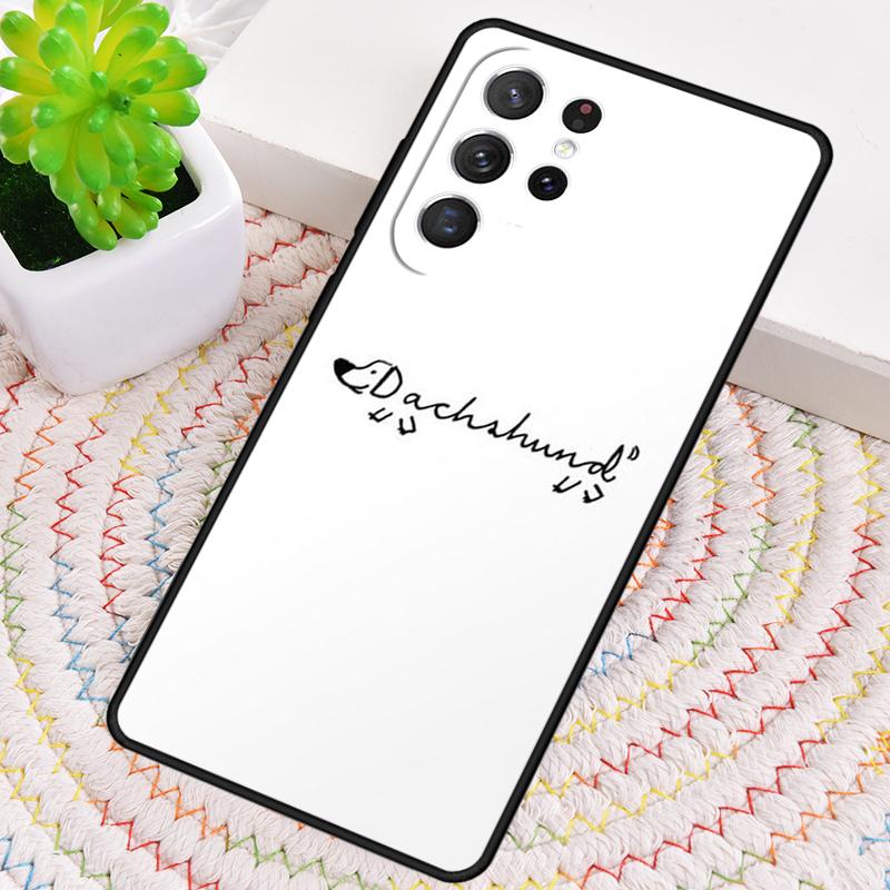 Dachshund Sausage Art Phone Case for Samsung Galaxy Note 10 Pro S26 Ultra S23 S24 FE S25 S21 S22 PLUS Shockproof Cove