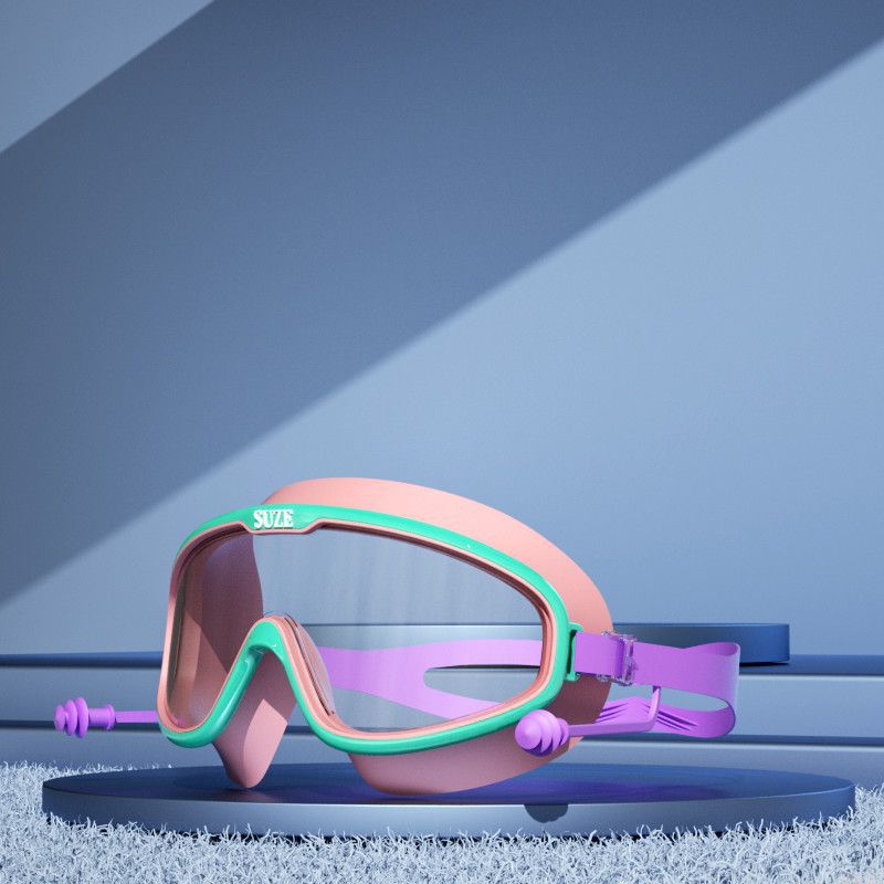 

New Anti Fog No Leak Clear Swim Goggles for Kids Toddler 5-12 Boys Girls Pool Beach Swimming Goggles Children s Day Gifts розовый зеленый