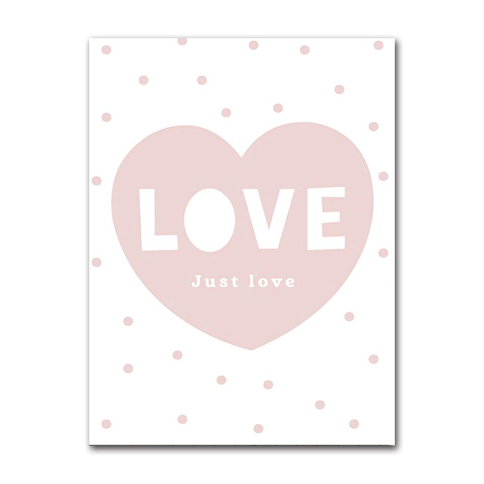 Decorazione Quadro Stile Nordico Stanza Bambina Decorazione Asilo Arte da Parete Tela Poster Minimalista Corona Coniglio Stampa Rosa Pittura Cartoon