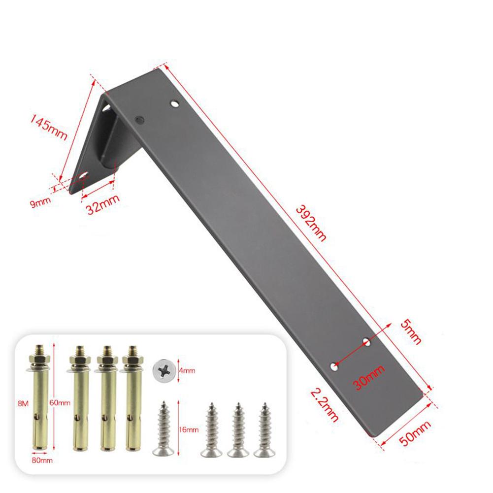Wytrzymały metalowy wspornik do dekoracyjnych półek domowych/biurowych Trójkątny składany wspornik kątowy Stół Spawany uchwyt blatu