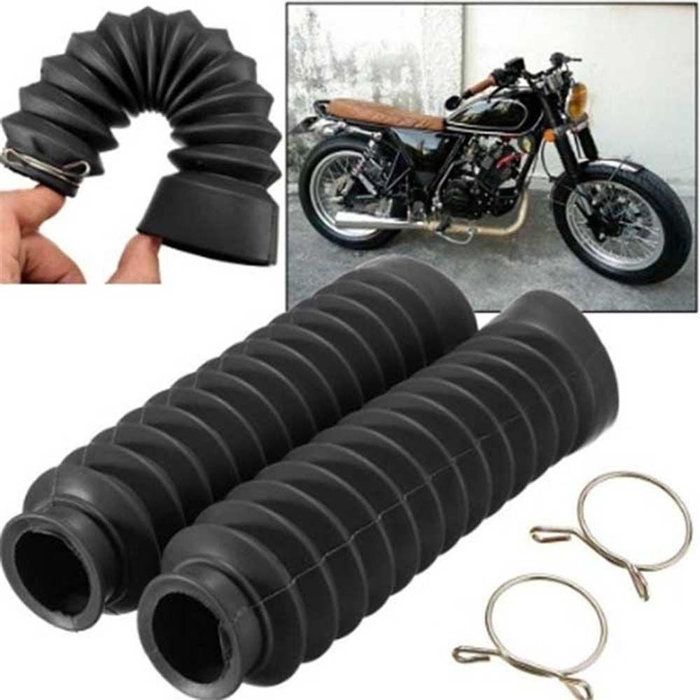 Rubber Motorcycle Front Fork Cover Shock Damping Dust Cover Front Fork Boot Cover Shock Dust Guard