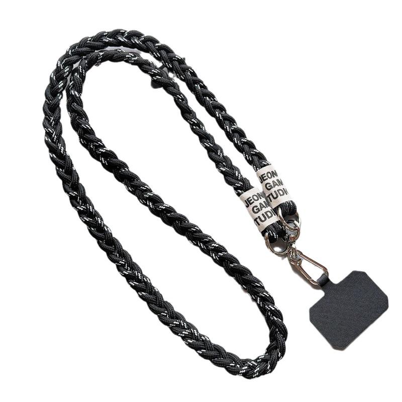 Mobile Phone Lanyard Extended Cross-body Can Be Carried on the Shoulder Sturdy Outdoor Mountaineering Unisex Braided Strap Pendant Universal