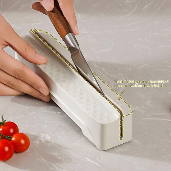 Tomato Slicer with Anti-Slip TPE Base Safe Cutting Precise Positioning Multi-Fruit Cutter Kitchen Slicing Tool