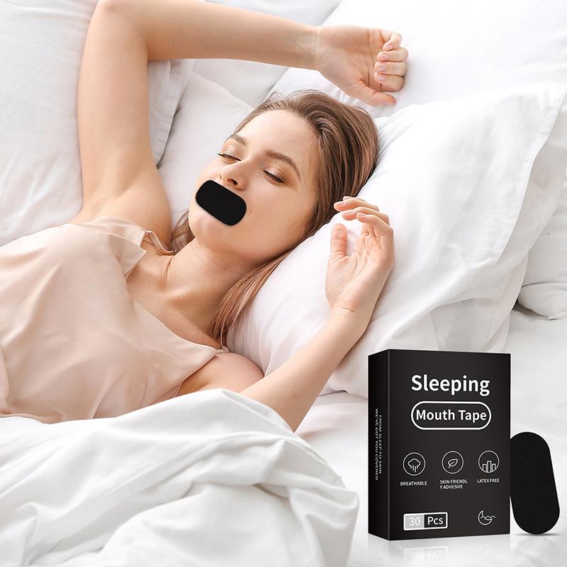 30Pcs Anti Snoring Sleep Mouth Tape Best Breathing Nasal Strips Medical Grade Improved Sleeping Keep Mouth Close Prevent Snoring