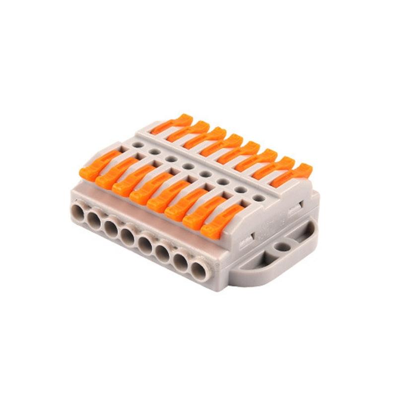 Cable Connector Orange Mini Quick Connector Universal Compact Cable Connector Household Wire Terminal Connector