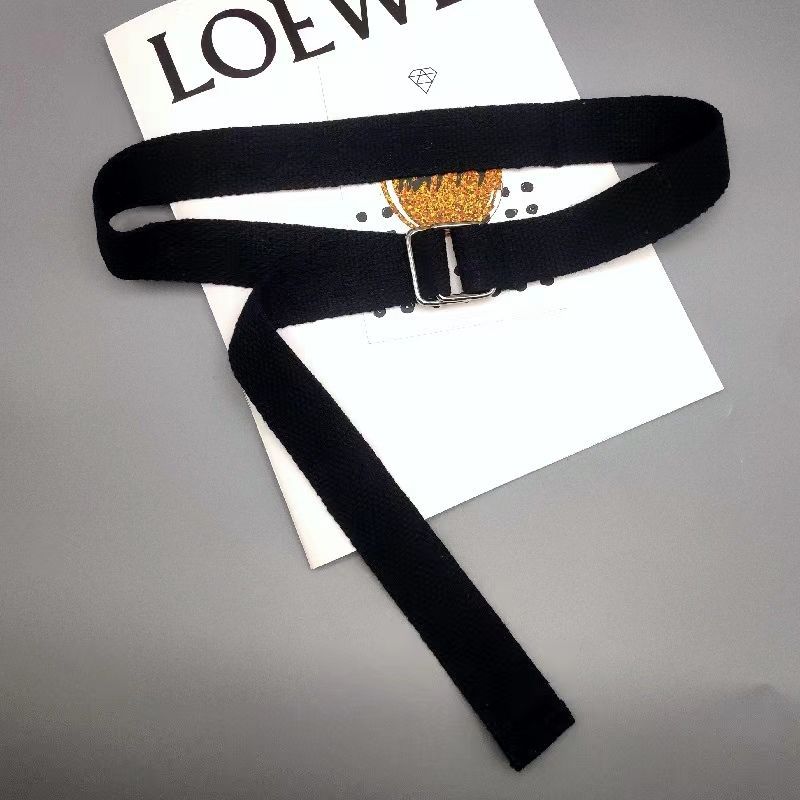 

And Versatile Stylish Canvas And Silk Scarf Waist Belt For Fashionforward Women 2023 In Unique Black