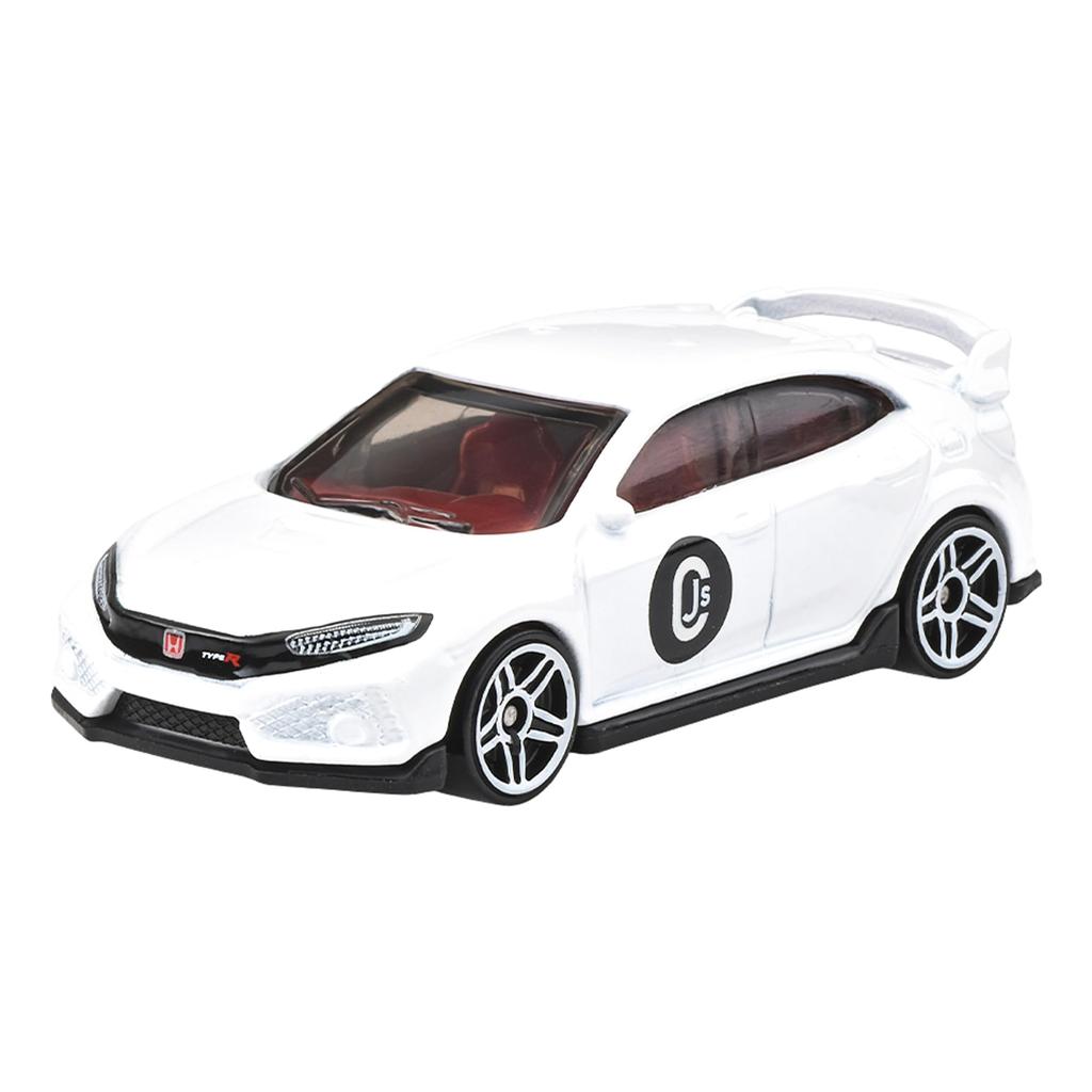 Hot Wheels Basic Car JMX20 Honda Civic Type R Mini Vehicle Toy White Ages 3 and Up