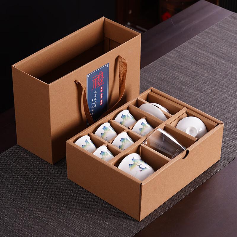 Haofeng Yangzhi Jade Porcelain Kung Fu Tea Set