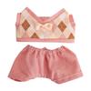 2Pcs Girl Doll Clothes Doll Clothing Detachable Gift Dress Up Photo Props DIY Doll Toy Doll Outifits Adorable for 6 Inch Doll