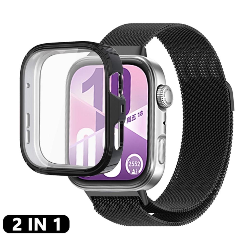 Case+Milanese loop Band for Huawei Watch Fit 4 Pro strap Accessories metal Stainless Steel correa Bracelet for huawei fit 4 band