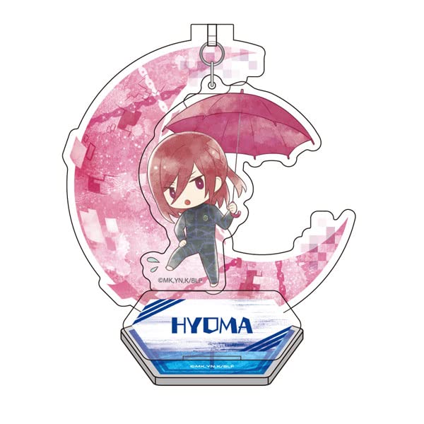 

Algernon Products Blue Rock Umbrella Swinging Acrylic Leopard and W101 x Made of Acrylic Stand, Chigiri, Horse, Approx. H109mm,