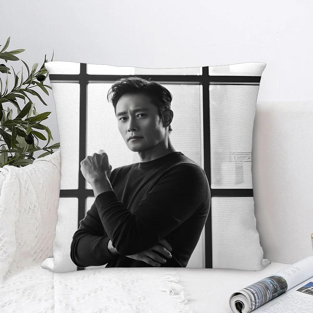 L-Lee Byung Hun Pillow Case Polyester Fabric Throw Pillows Sofa Home Decoration Accessories Pillow Cover