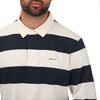 Gant Herren Schweres Rugger Blockstreifen Poloshirt