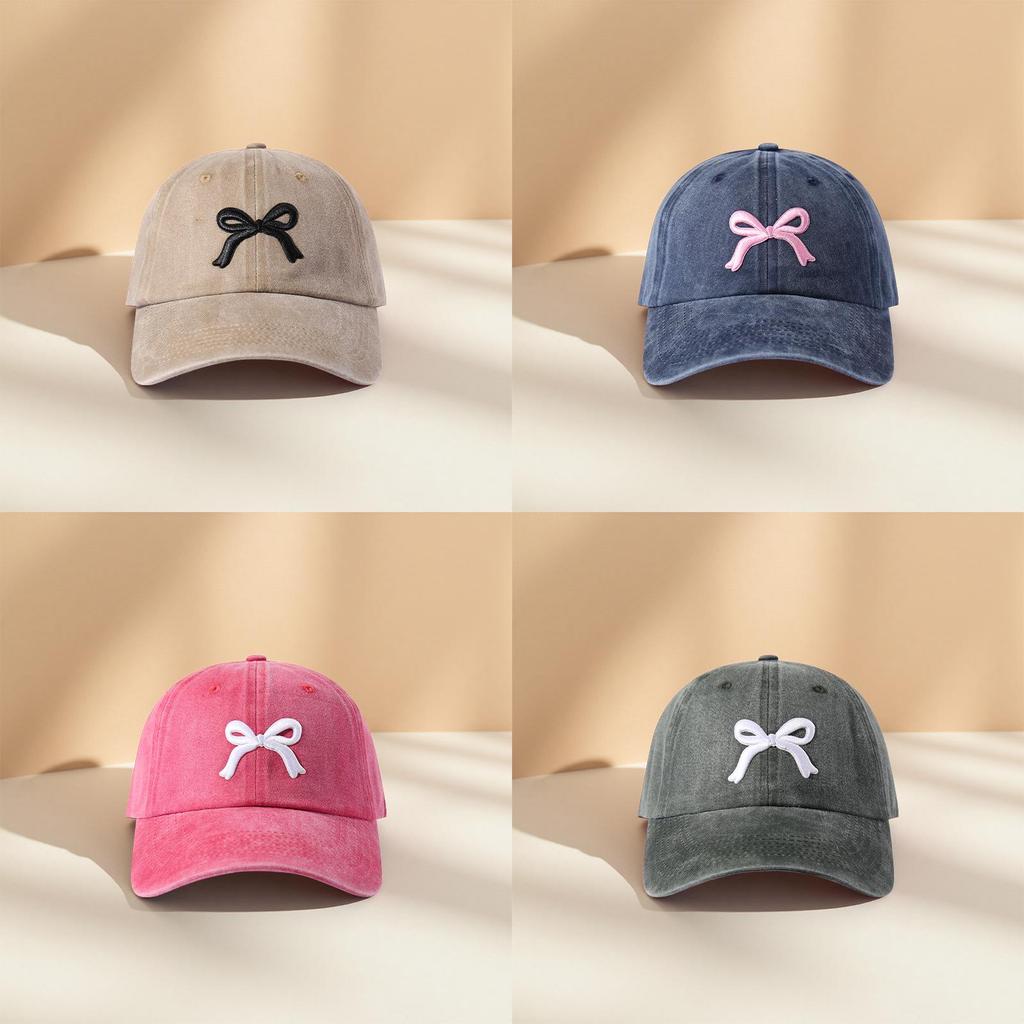 Butterfly Knot Baseball Cap For Women Men With Sun Protection For Autumn Winter Collection
