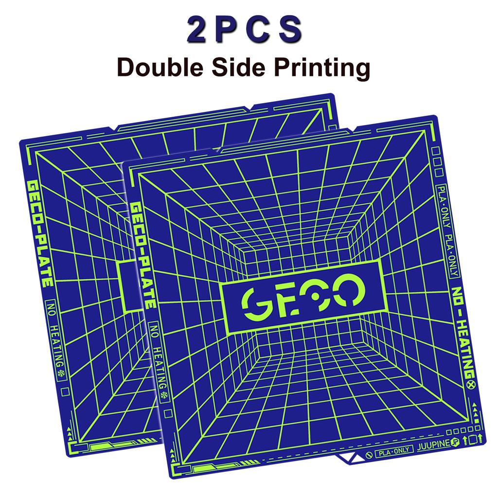 JUUPINE Geco-Platte für Anycubic Kobra S1 Platte Kein Heizbett 264x276mm Kobra S1 Kombi-Druckplatte GECO Platte für Anycubic