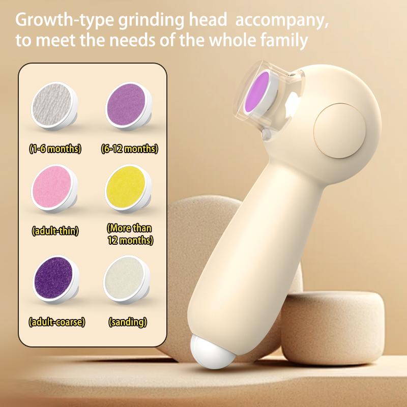 Baby Electric Nail Polisher Nail Art Tool Polishing Machine Small Household Mini Nail Polisher Handheld Nail File