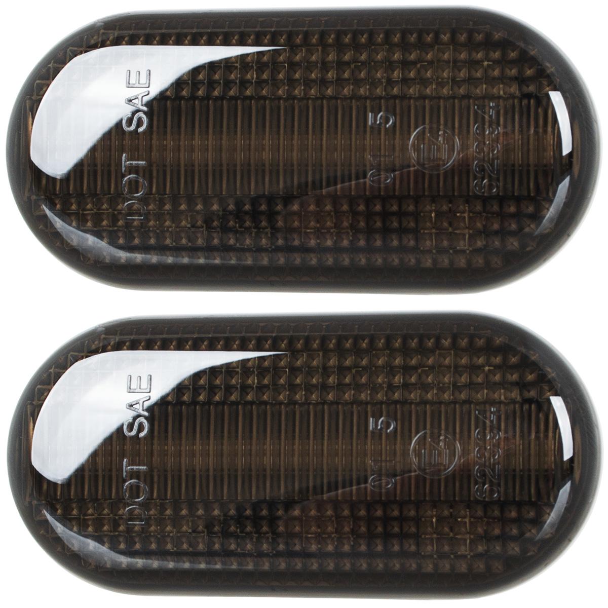 Renault 19 Clio Espace Kangoo Laguna Master Megane Rapid Safrane Scenic Thalia Trafic Twingo LED side indicator SMOKED DYNAMIC 2 pcs. SET