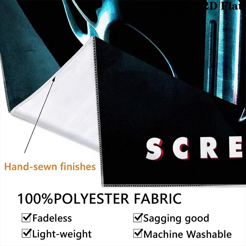 Scream Wall Tapestry Aesthetic Wall Hanging Printed Fabric Blanket Decorative Tapestries for Bedroom Living Room Home Decor