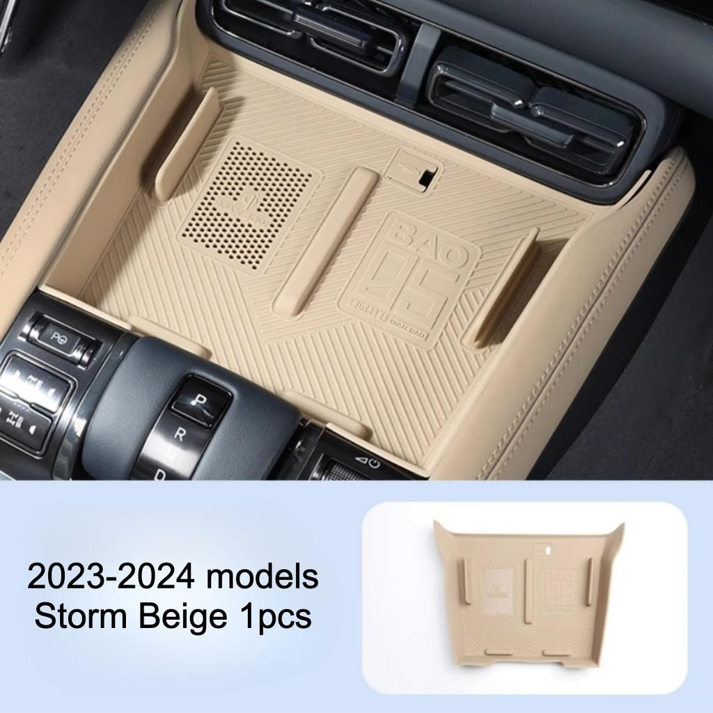 For BYD Equation Leopard 5 2023 - 2026 Wireless Charging Silicone Pad Anti Slip Protection Pad Interior Accessories
