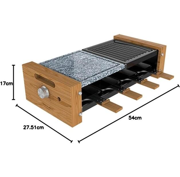 Раклетница Cecotec 8400 Cheese & Grill Wood Mixgrill