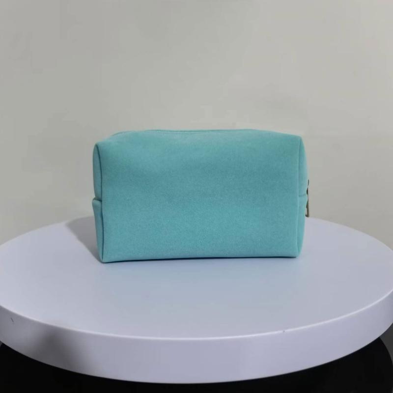 Cute Plush Makeup Bag for Women Portable Travel Cosmetic Bag with Zipper Toiletry Pouch Storage Octagonal Cosmetic Bag Large Storage Bag